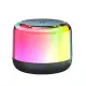 HP HP wireless bluetooth speaker glass mini small audio portable card computer desktop home outdoor subwoofer car player family ktv large volume S02 glass colorful bluetooth speaker