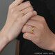 Zhou Shenengseng Mobius Cyclin Ring Gin Gold Feststoff 5G Goldringpaar Ring 93863r Preis 17 Ringe - 2,52 Gramm (einschließlich Arbeitskosten 320 Yuan)