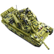 Xingya Youpin Children's Building Blocks Toys 99A Remote Control Tank Auto Assembling Military Model Boy's 6th-12th Birthday Gift