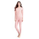 AB Sous-vêtements pour femmes Suit chaud rond Round Coton Stretch Coton Couleur confortable Couleurs tissées à rayures Slim Automne et pantalon R841 Strip de couleur violette claire 3xl (175/105)