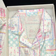 
Yipailai summer pajamas for women ice silk cute printed shorts shorts casual cardigan for best friend to wear home clothes suit YFY-9901# Print Rabbit L[Suggested 100-115Jin[Jin equals 0.5 kg]]