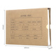 Caja de cupones XIMA A4, papel de una sola tarjeta de vaca importada de 674G papel 305*220*40 mm 5 piezas/paquete A4 contabilidad de contabilidad Filos de contabilidad de contabilidad Caja de comprobante SZ600335