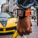 Bugatti (bonest gatti) German Phantom Speed ​​Mechanical Watch entièrement automatique Squelette pour hommes Cadeau de la Saint-Valentin pour petit ami BG9902 Twilight Orange