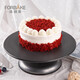 French bakery baking tools hard-coated aluminum alloy turntable cake decorating rotating anti-slip cake turntable decorating turntable