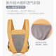 C baby strap is lightweight, front and rear dual-purpose, simple newborn front-held multi-functional back-back baby, classic upgraded version yellow 0-3 years old, free protective hat