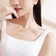 Saturday Blessing Gold Necklace Female Flower Beauty Pure Gold Pendant Birthday Gift Price A0612362 Approximately 3.28g 40+5cm