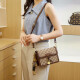 
Kangaroo Bag Women's 2025 New High-Quality Fashion Casual Crossbody Bag Small Square Bag Versatile Shoulder Bag Women's Bag Dark Brown Bear