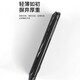 言臣适用vivo x fold3pro手机壳真皮智能视窗vivoxfold3保护套新款全包防摔超薄折叠屏翻盖皮套商务 【薄翼黑】头层牛皮|智能视窗|磁力吸附 vivo X Fold3