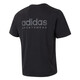 
Adidas short-sleeved T-shirt for men's summer 2025 new knitted breathable loose comfortable round neck casual sportswear half-sleeved IR5266 black L Recommended 155-175Jin [Jin equals 0.5 kg]