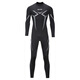 ZCCO new wetsuit one-piece men's 3mm warm and super elastic wear-resistant wet suit cold-proof diving suit winter swimming swimsuit SCR black M