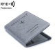 Zkhe Passport Clip Documento de viaje Bolsa de almacenamiento Pasaporte Pasaporte Pasaporte Air Ticket Clip Estudio en el extranjero Pasaporte Pasaporte portátil Pasaporte Gris claro Gris claro