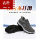 Mingjin winter thickened warm rabbit hair daddy shoes old Beijing cloth shoes men's cotton shoes non-slip soft sole cotton boots for middle-aged and elderly people 16813-Men's gray [normal size] 38