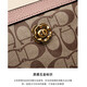 Gelozid Birthday Gift Handbag Women's Clutch Long Wallet Clutch Bag Shoulder Crossbody Bag Mother's Style Small Khaki (Handbag Style - Wrist Strap)