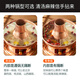 Chuilaoye (CHUILAOYE) copper hot pot, electric and carbon dual-purpose mandarin duck pot, pure copper pot, hot pot pot, charcoal, household plug-in, old Beijing shabu-shabu, Yuanyang 4-6 people, CNC 10 gears, 32cm