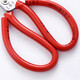 Wang Mazi scissors, home office scissors, stainless steel handmade kitchen sharp tailor's scissors, large and small scissors, enhanced rust-proof red model, small size