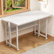 Puyos Folding Desk Home Bedroom Computer Desk Bedside Student Study Table Movable Wheeled Internet Celebrity Office Small Table Warm White Reinforced Steel Frame 23% Stable and Not Shaking Pulley Folding Bookshelf Model Length 80 Width 58 Height