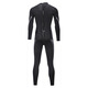 ZCCO new wetsuit one-piece men's 3mm warm and super elastic wear-resistant wet suit cold-proof diving suit winter swimming swimsuit SCR black M