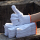 Xingbao Labour Insurance Line Handschuhe 24 Paare von Verschleiß-resistenten Garnhandschuhen auf Baustellen, mit Rutsch verdickte weiße Baumwollgarn-Baumwoll-Fadenhandschuhe für Männer und Frauen Arbeiter, die Handschuhe Unternehmen für Unternehmensbeschaffungsgröße bearbeiten.