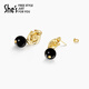 She s Akiko Barbie Elegant Oil Drop Rose Earrings Fashion Earrings 925 Silver Needle Earrings Light Luxury Birthday Gift for Women Round Beads SPE8609123G0