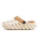 Babudou Sacios para niños Sandalias para niños Zapatos de agujero de suela suave Sumanes de verano 117642161 metros/marrón claro 32-33