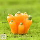 Mikro-Landschaft-Harz Kleine Kaninchen-Ornamente Mini Tier Bonsai Sukkulente Dekoration süße Desktop-Ornamente kleiner Bambusrahmen