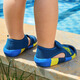 Adidas pontoon AltaVenture Velcro toe-cap sandals summer new style for boys and girls, navy blue and bright yellow D97199 21 (120mm)