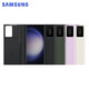 三星（SAMSUNG）Galaxy S23 Ultra原装手机壳 智能视窗保护套s23u插卡式保护壳 黑色