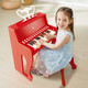 Hape Children's Piano 25-key sound and light vertical piano lighting teaching electronic piano for boys and girls gifts 25-key sound and light vertical piano red 3-12Y