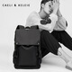 Caeli / Keleie Men's Backpack for Men's Business Casual Sackepack de grande capacité Multi-fonction Multi-fonction de style coréen Tendy Carbag Travel Men's Bag K679 Black
