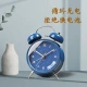 Timess jam alarm anak-anak kreatif bisu jam alarm kecil kartun siswa bercahaya jam samping tempat tidur bel kuarsa bisu mekanik malas jam alarm PT829-5 orange