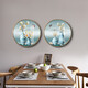 Mo Hua Lulin Restaurant Décoratif Peinture Modern Simple Dining Table peinture Paint Restauration Murale Entrée Entrée Entrée Cabinet haut de gamme PEINTURE DU PEINTURE DANS