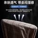 诺贝尔保罗（NOBOLPAUL）新款条纹长袖衬衫男士全棉牛津纺水洗免烫商务休闲加肥加大上衣 679墨绿黄格 39 【建议120-135斤】