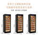 Curtis Compressor air-cooled constant temperature and humidity cigar cabinet household commercial humidification and dehumidification red wine cigar cabinet Spanish cedar wood bare box maintenance special cigar cabinet 1.8 meters depth 580 (3 square meters / 4 boxes + cedar liner) height 1.8 meters