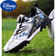 Disney (Disney) Zapatos de fútbol para niños para niños y niños ESTUDIANTES ESPECIALES ESTUDIANTES PRIMARIOS Botón de rotación para hombres Sports de zapatillas rotas 9896 White Size 29