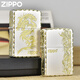 ZIPPO lighter windproof kerosene silver-plated hand-carved customized engraving gift 520 birthday gift for boyfriend and girlfriend personalized signature-gift box set