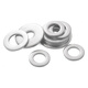 Jinggong 304 Edelstahldichtung Metall Runde flaches Pad größer verdickter kleiner Waschmaschinen Großhandel M3m4m5m6m8m10m12 m4*10*0,8 (1Jin [Jin ist gleich 0,5 kg]) etwa 1392 Stücke