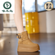 Pic des bottes de neige accrue intérieure pour les femmes 2025 hiver neuf en peluche épaissie des chaussures martin chaudes nord-est chaussures de coton épaisses