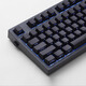 Belly spirit mk870pro blackberry side engraving mechanical keyboard Bluetooth wired wireless customized computer game silent office [three mode] Obsidian Pro + pure black side engraving tea scroll 87 keys