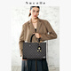
NUCELLE Black Duck Tote Bag 2025 New Large Capacity Shoulder Bag Work Commuter Handbag Birthday Gift