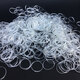 Antioxidantes transparentes Gummiband-Kuhleder-Lederband Hochtemperaturwiderstand Anti-Aging-Gummiband Hochtemperaturwiderstand Weißer transparenter Lederringumfang 300 mm breit 5 mm 15054-Jin [Jin ist 0,5 kg]