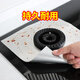 Miloqi high temperature resistant gas stove protective pad thickened household kitchen gas stove oil stain sticker stove top anti-oil stain cleaning pad silver high temperature resistant/anti-oil stain thin 8 pieces