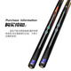 Mysterious Poseidon 1 billiard cue black 8 snooker cue set black eight small head 16 color black eight cue snooker cue