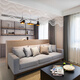 Beautiful double-bead curtain crystal curtain living room partition curtain cross beam decorative curtain wavy shape porch aisle balcony hanging curtains. Ice rain is full of wavy shapes. 46 wavy shapes are hanging within 1.4-1.8 meters in width