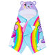 Franco children's soft cotton hooded bath towel Care Bears cartoon pattern 60x127cm