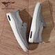 Seven Wolves men's shoes canvas shoes men's casual shoes summer shoes men's breathable and versatile one-foot laziness shoes old Beijing cloth shoes gray 9443 40