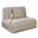 Sena Spring Intelligent plegable Sofá cama eléctrica Integrada 2025 Nuevo apartamento pequeño sala de estar cama plegable para una cama invisible de 1.3 metros cama eléctrica (modelo estándar) modelo de esponja de cuero de garra de gato [sin almacenamiento]