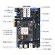 Puzhi FPGA Board de desarrollo Xilinxzynq7035fh 7045 FMC HPC PCIe 7100 PAQUETE CLÁSICA PZ7100-FH-KFB
