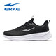 Hongxing Erke Running Schuhe Leder wasserdichte Herrenschuhe Herbst neue dicke Schuhe Leichte weiche Sohle nicht rutschschwarze Männer Sportschuhe 3523 Schwarzes Grau [Regensicheres Obermaterial] 44 Versandversicherung