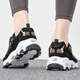 斯凯奇（Skechers）女鞋 时尚潮流熊猫鞋通勤出行休闲鞋轻便舒适透气缓震运动鞋 11977-BLK 35