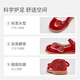 DAVE&BELLA Girls New Year Princess Shoes Children's Red Leather Shoes Children's Performance Shoes Spring New Baby Girls Shoes Red Spot Size 21